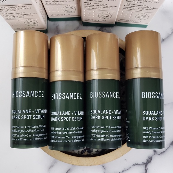 Biossance Squalane + Vitamin C Dark Spot Serum (x4)